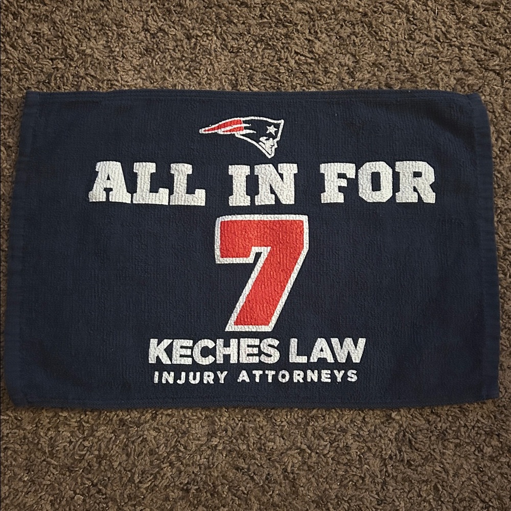 New England Patriots All In For 7  Rally Rag - Picture 2 of 3